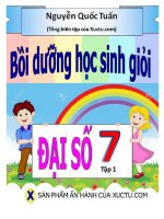 sách bồi dưỡng toán lớp 7