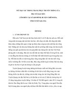 Chuyên đề: Nét đặc sắc trong trang phục truyền thống của phụ nữ Dao Tiền