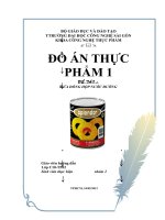 Dứa đóng hộp nước đường
