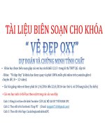 TÀI LIỆU BIÊN SOẠN CHO VẺ ĐẸP OXY   PHẦN  TÍNH CHẤT TAM GIÁC