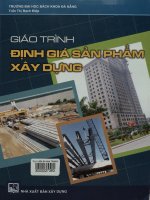 Giáo trình định giá sản phẩm xây dựng trần thị bạch điệp pdf