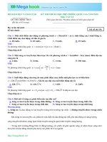 Đáp Án Siêu Chi Tiết Môn Vật Lí THPT Quốc Gia 2016 - Megabook.vn