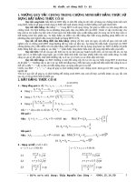 Kĩ thuật sử dụng bất đẳng thức cosi