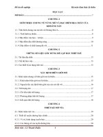 Đồ án tốt nghiệp khai thác mỏ lộ thiên mỏ hoàng mai A