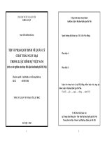 TỘI VI PHẠM QUY ĐỊNH VỀ QUẢN LÝ CHẤT THẢI NGUY HẠI TRONG LUẬT HÌNH SỰ VIỆT NAM