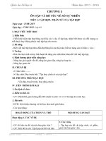 Giáo án số học 6 mới nhất chỉ việc in (Tuyệt vời) CẢ NĂM