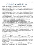 BÀI TOÁN LIÊN QUAN đến CHIỀU dài của CON lắc lò XO