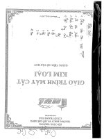 GIÁO TRÌNH máy cắt KIM LOẠI 