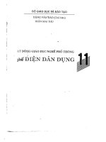 HOẠT ĐỘNG GIÁO dục NGHỀ PHỔ THÔNG NGHỀ điện dân DỤNG lớp 11 