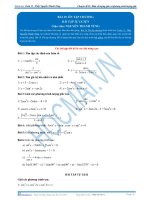 Full tài liệu chuyên đề lượng giác thpt