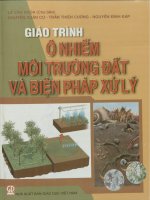 Giáo trình ô nhiễm môi trường đất và biện pháp xử lý  lê văn khoa và nhóm tác giả pdf