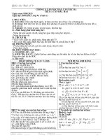 Giáo án đại số 9 mới nhất chỉ việc in (Tuyệt vời) HỌC KỲ 1