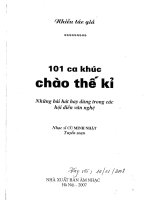 sách 101 ca khúc chào thế kỷ 