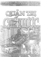 giáo trình quản trị chiến lược 