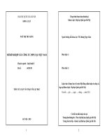 MÔ HÌNH HỢP TÁC CÔNG TƯ (PPP) TẠI VIỆT NAM