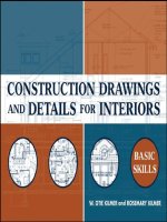 Construction drawings and details for interiors basic skills