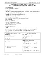 Giáo án tự chọn toán 9 mới nhất chỉ việc in (Tuyệt vời)