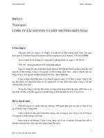 Báo cáo nhận thức ngành bộ môn địa tin học CÔNG TY tài NGUYỀN và môi TRƯỜNG MIỀN NAM và TRUNG tâm NGHIÊN cứu và ỨNG DỤNG CÔNG NGHỆ địa CHÍNH