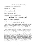 Báo cáo thực tế thcs nguyễn văn trỗi