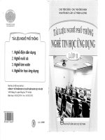 tài liệu nghề phổ thông nghề tin học ứng dụng 