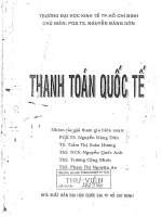 giáo trình thanh toán quốc tế 