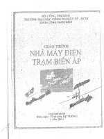 GIÁO TRÌNH NHÀ máy điện TRẠM BIẾN áp 