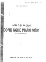 NHẬP môn CÔNG NGHỆ PHẦN mềm 