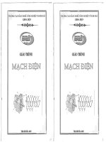 GIÁO TRÌNH MẠCH điện TRƯỜNG CAO ĐẲNG NGHỀ CÔNG NGHIỆP THANH HOÁ 