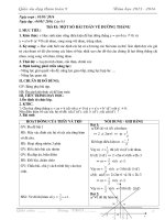 Giáo án dạy thêm (dạy bồi dưỡng) toán 9 mới nhất chỉ việc in (Tuyệt vời) TẬP 2