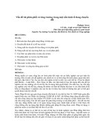 Vấn đề tái phân phối và tăng trưởng trong một nền kinh tế đang chuyển đổi