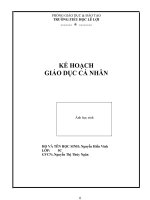 MAU KE HOACH GIAO DUC CA NHAN TRE KT