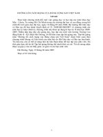 BÀI GIẢNG ĐƯỜNG LỐI CÁCH MẠNG CỦA ĐẢNG CỘNG SẢN VIỆT NAM