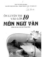 ôn luyện thi vào lớp 10 môn ngữ văn DÀNH CHO HỌC SINH TỈNH THANH HÓA CHU VĂN SƠN