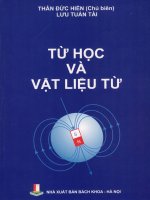 Từ học và vật liệu từ  thân đức hiền (chủ biên), lưu tuấn tài
