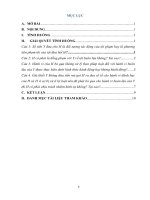 Bài tập hình sự đề 1 đại học Luật Hà Nội