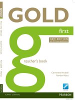 Gold first  teachers book