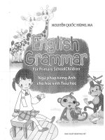 Ngữ pháp tiếng anh cho học sinh tiểu học 