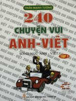 240 chuyện vui anh  việt  song ngữ anh   việt  tập 1  trần mạnh tường