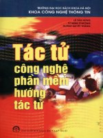 Tác tử   công nghệ phần mềm hướng tác tử  lê tấn hùng, từ minh phương, huỳnh quyết thắng