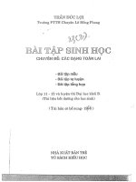 bài tập sinh học chuyên đề các dạng toán lai 