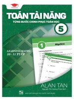 Toán tài năng 5 sách phát triển tư duy toán học cho học sinh lớp 5