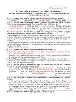 Bộ câu hỏi trắc nghiệm về Quy trình An toàn điện