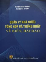 Quản lý nhà nước tổng hợp và thống nhất về biển, hải đảo  đặng xuân phương, nguyễn lê tuấn