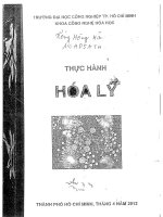 thực hành hóa lý 