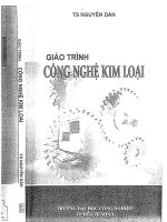 giáo trình công nghệ kim loại bản 1 
