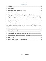 bài tập học kì hành chính đề 3 đại học Luật Hà Nội