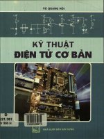 Kỹ thuật điện tử cơ bản  vũ quang hồi