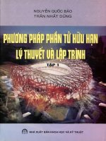 Phương pháp phần tử hữu hạn   lý thuyết và lập trình  tập 1  nguyễn quốc bảo trần nhất dũng