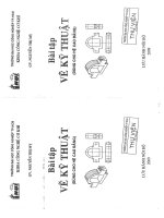 bài tập vẽ kỹ thuật bản đôi 