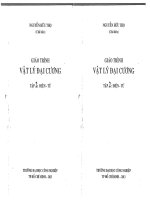 giáo trình vật lý đại cương tập 2 điện từ bản đôi 